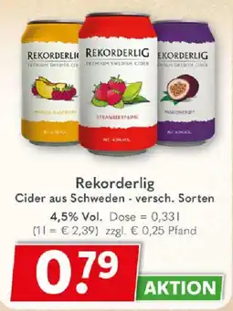 Getränkeland Rekorderlig Cider aus Schweden Angebot