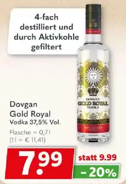 Getränkeland Dovgan Gold Royal Vodka Angebot