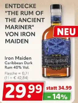 Getränkeland Iron Maiden Caribbean Dark Rum Angebot