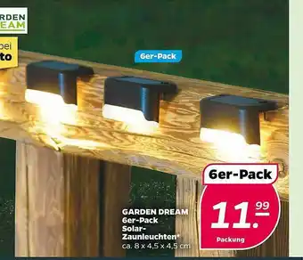 NETTO Garden Dream 6er-pack Solar-zaunleuchten Angebot