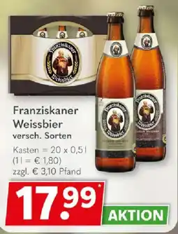 Getränkeland Franziskaner Weissbier Angebot