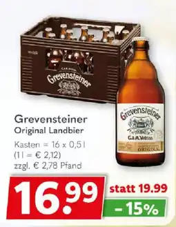 Getränkeland Grevensteiner Original Landbier Angebot