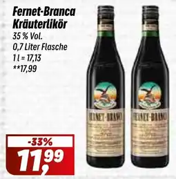 Simmel Fernet-Branca Kräuterlikör Angebot