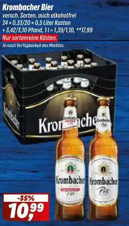 Simmel Krombacher Bier Angebot