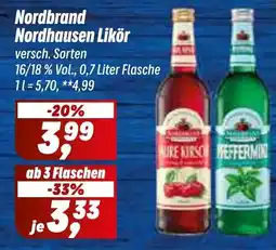 Simmel Nordbrand Nordhausen Likör Angebot