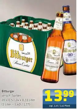 Getränke Arena Bitburger Angebot