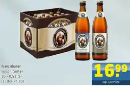 Getränke Arena Franziskaner Angebot