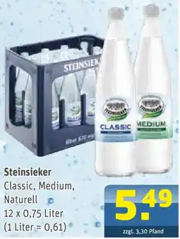 Getränke Arena Steinsieker Classic, Medium, Naturell Angebot