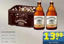 Getränke Arena Grevensteiner Angebot