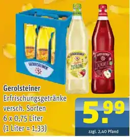 Getränke Arena Gerolsteiner Erfrischungsgetränke Angebot