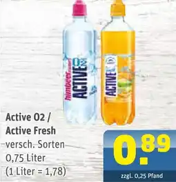 Getränke Arena Active O2 / Active Fresh Angebot