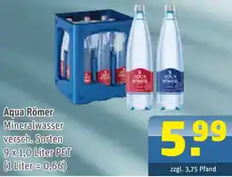 Getränke Arena Aqua Römer Mineralwasser Angebot