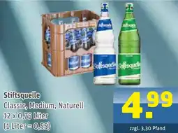 Getränke Arena Stiftsquellen Classic, Medium, Naturell Angebot