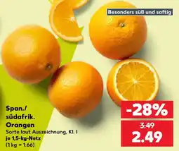 Kaufland Span./südafrik. Orangen Angebot