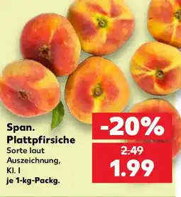 Kaufland Span. Plattpfirsiche Angebot