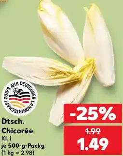 Kaufland Dtsch. Chicorée Angebot