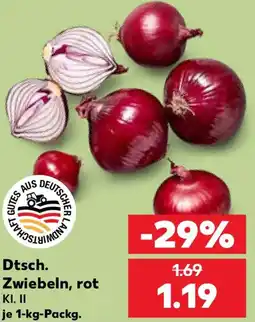 Kaufland Dtsch. Zwiebeln, rot Angebot