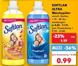 Kaufland SOFTLAN ULTRA Weichspüler Angebot