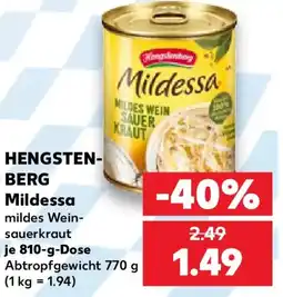 Kaufland HENGSTENBERG Mildessa Angebot