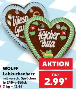 Kaufland WOLFF Lebkuchenherz Angebot