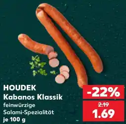 Kaufland HOUDEK Kabanos Klassik Angebot