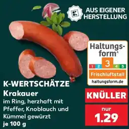Kaufland K-WERTSCHÄTZE Krakauer Angebot