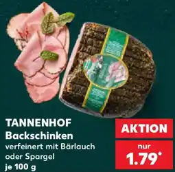 Kaufland TANNENHOF Backschinken Angebot