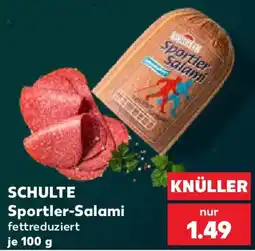Kaufland SCHULTE Sportler-Salami Angebot