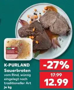 Kaufland K-PURLAND Sauerbraten Angebot