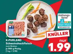 Kaufland K-PURLAND Schweinehackfleisch Angebot