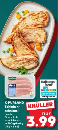 Kaufland K-PURLAND Schinkenschnitzel Angebot