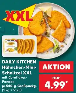 Kaufland DAILY KITCHEN Hähnchen-Mini Schnitzel XXL Angebot