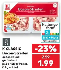 Kaufland K-CLASSIC Bacon-Streifen Angebot