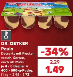 Kaufland DR. OETKER Paula Angebot
