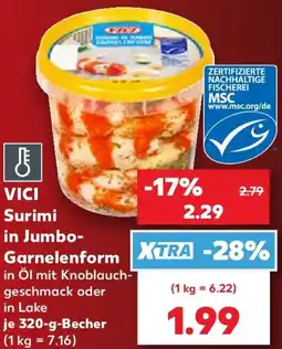 Kaufland VICI Surimi in Jumbo Garnelenform Angebot