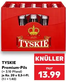 Kaufland TYSKIE Premium-Pils Angebot