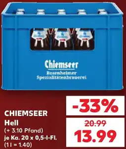 Kaufland CHIEMSEER Hell Angebot