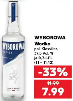Kaufland WYBOROWA Wodka Angebot