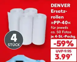 Kaufland DENVER Ersatzrollen PP-40 Angebot