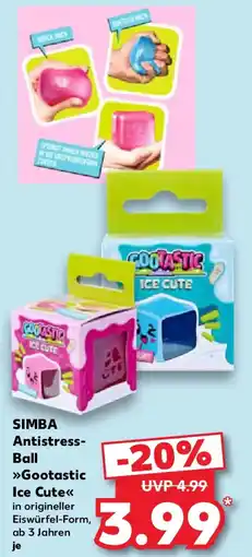 Kaufland SIMBA Antistress Ball Gootastic Ice Cute Angebot