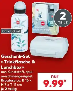 Kaufland Geschenk-Set Trinkflasche & Lunchbox Angebot