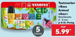 Kaufland STABILO Textmarker Boss Animal vibes Angebot