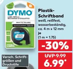 Kaufland DYMO Plastik Schriftband Angebot