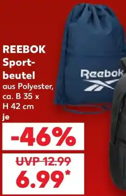 Kaufland REEBOK Sportbeutel Angebot