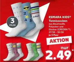 Kaufland ESMARA KIDS Tennissocken Angebot