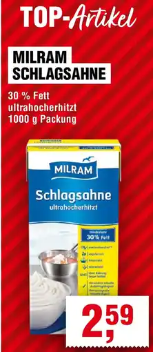 EDEKA Foodservice Milram schlagsahne Angebot