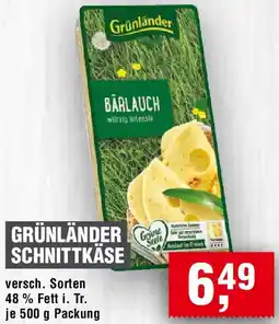 EDEKA Foodservice Grünländer Schnittkäse Angebot