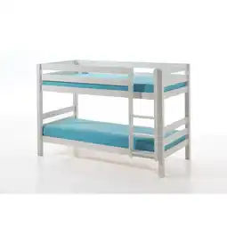 Netto Marken-Discount Vipack Furniture Etagen-Hochbett Pino 140 cm, weiß Angebot