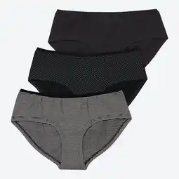 NKD Damen-Panty mit hohem Baumwollanteil, 3er-Pack Angebot