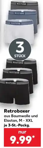 Kaufland Mustang Retroboxer Angebot